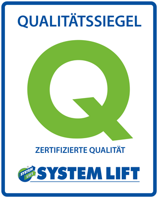 qualitätssiegel systemlift