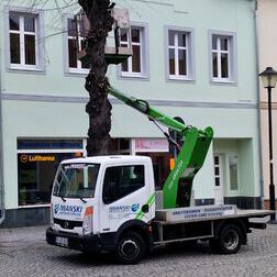 bühnenearbeit an Baum